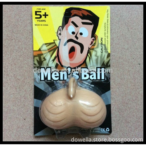 funny testis squeeze ball toy